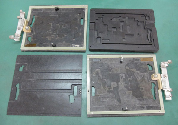 合成石材质的波峰焊夹具